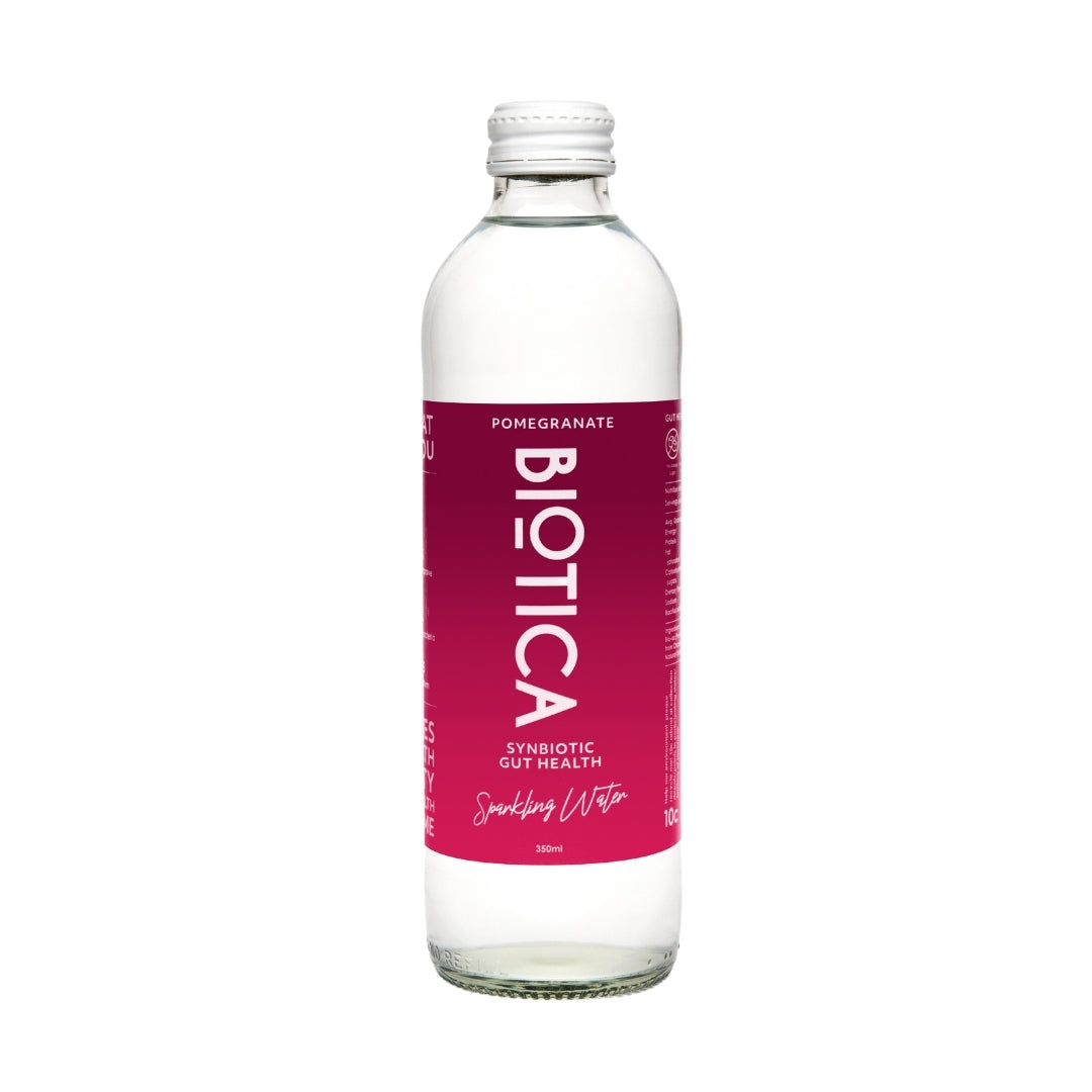 Biotica Infused Synbiotic Sparkling Water Pomegranate - 12 x 350ml