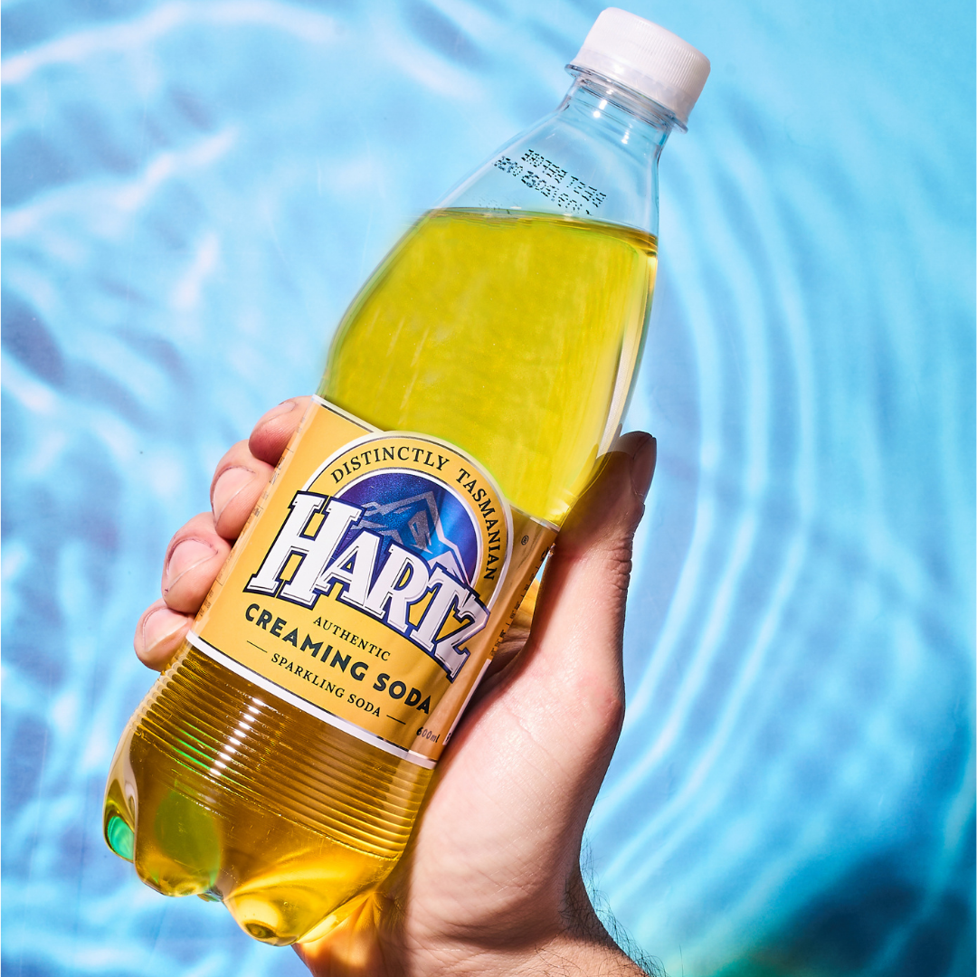 Hartz Carbonated Soft Drink Creaming Soda - 12 x 600ml