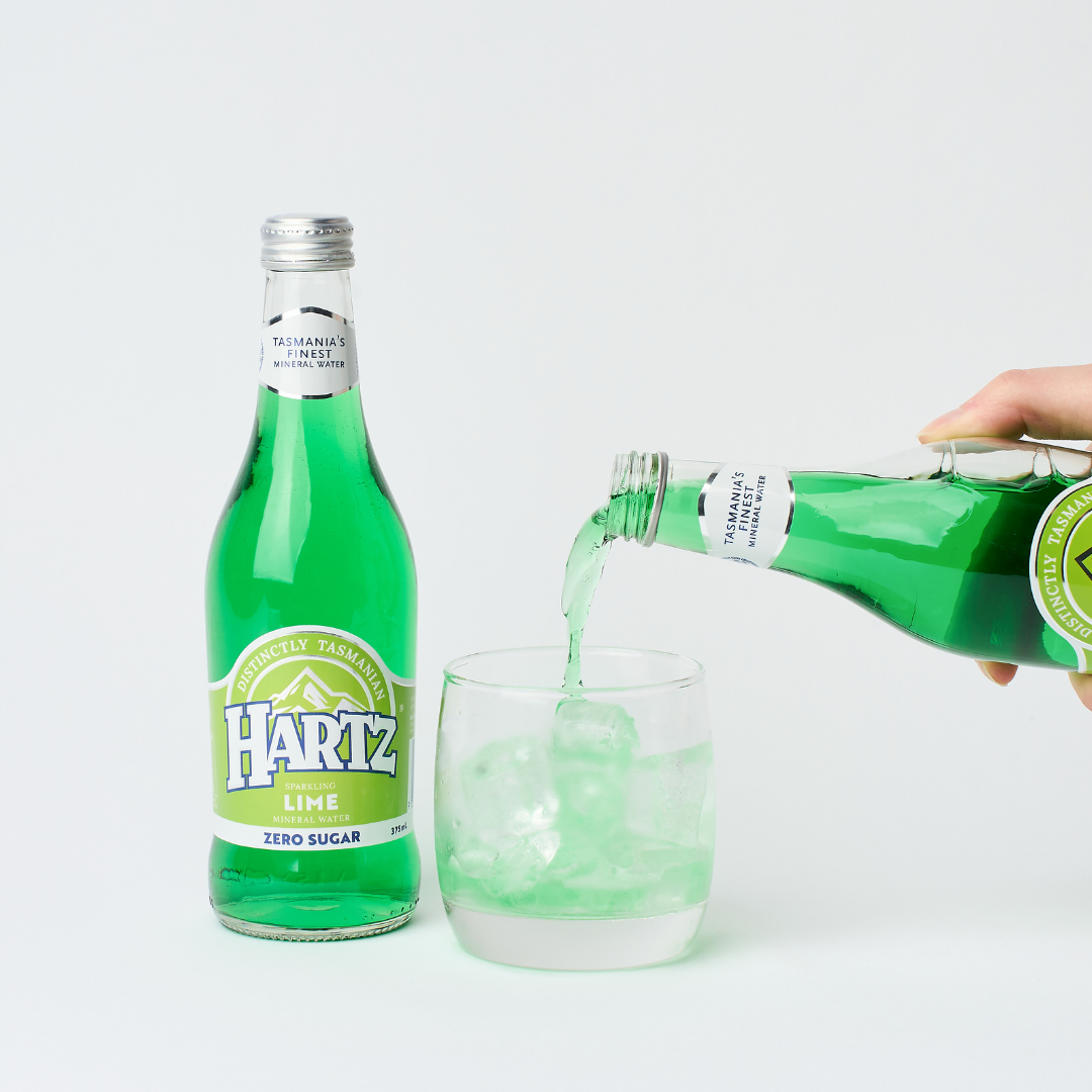 Hartz Zero Sugar Lime - 12 x 375ml