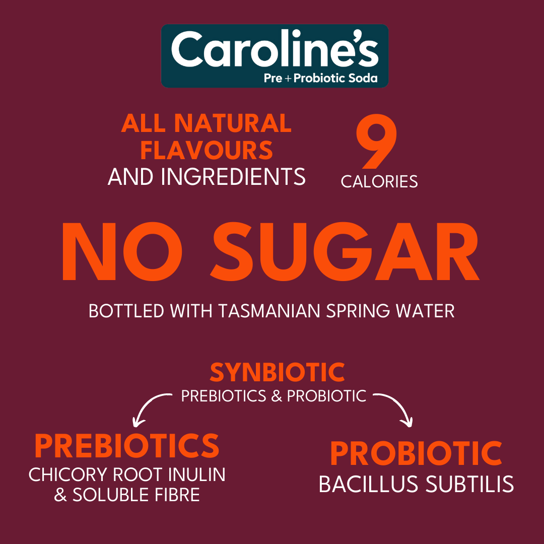 Caroline’s Pre+Probiotic Soda Yuzu Cola - 12 x 330ml