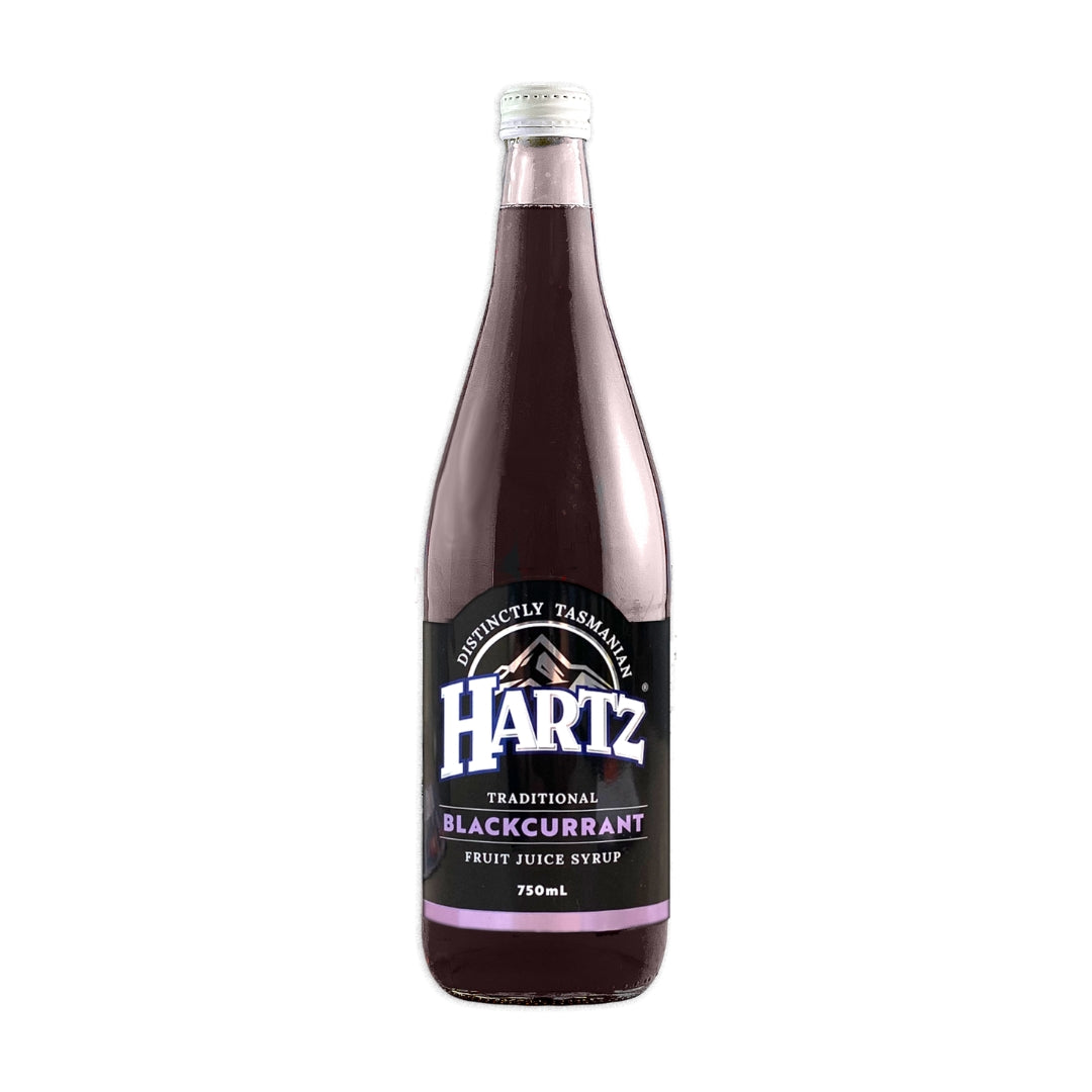 Hartz Blackcurrant Flavoured Cordial - 8 x 750ml