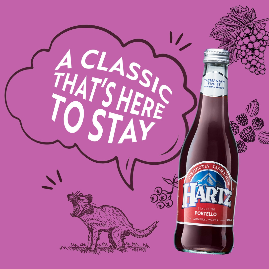 Hartz Sparkling Mineral Water Portello - 12 x 375ml