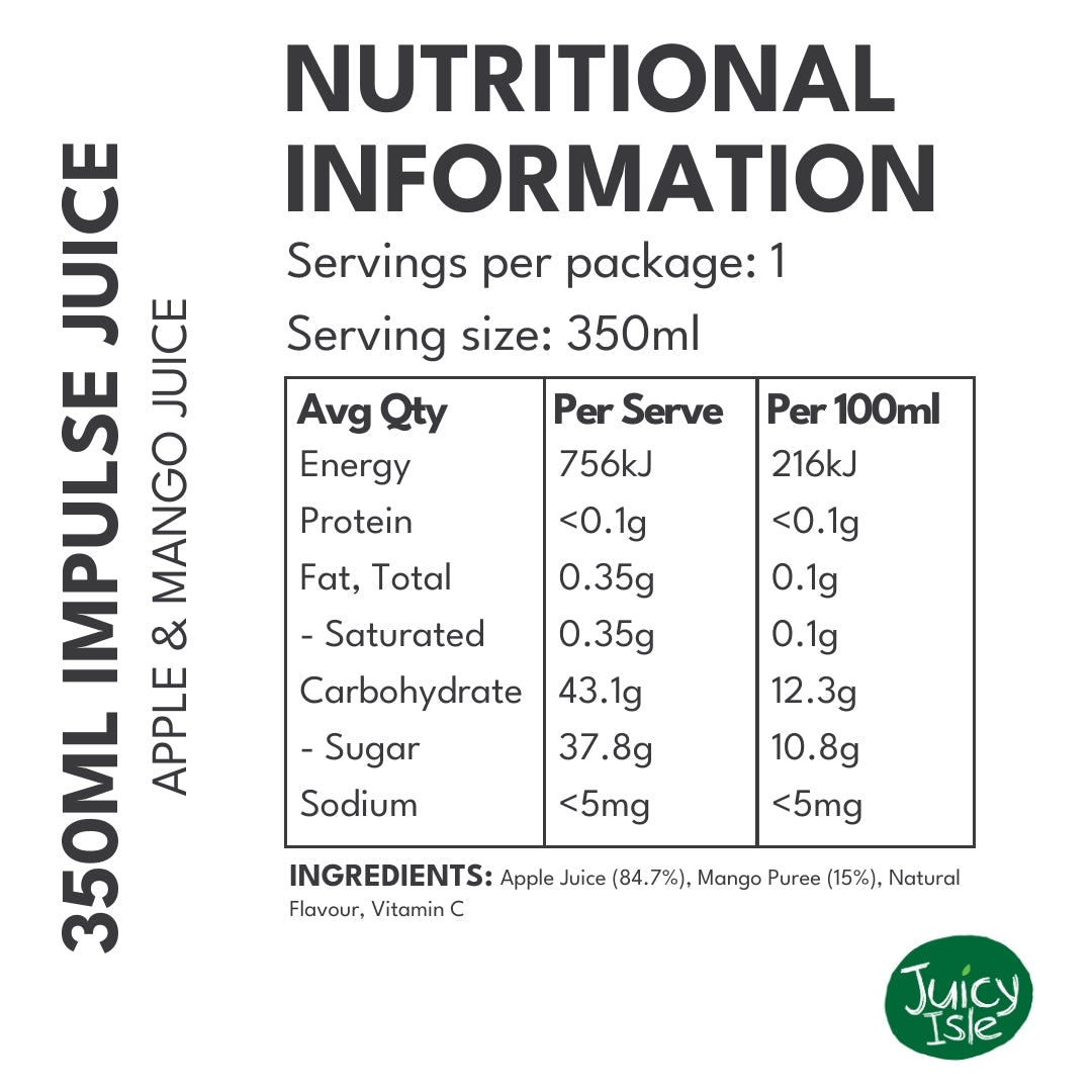 Juicy Isle NFC Apple & Mango Juice - 12 x 350ml