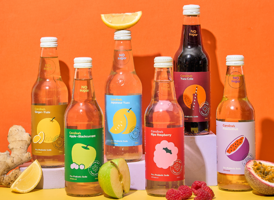 Caroline's Drinks – Pre + Probiotic Sodas