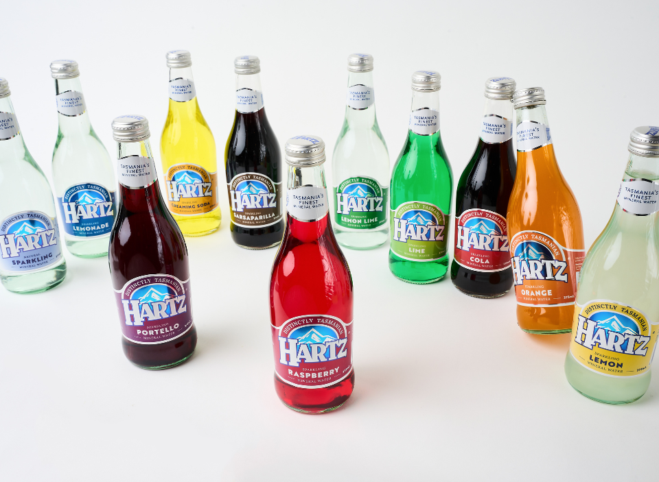 Hartz Tasmania Mineral Water – 40 Years of Bold Flavour and Tradition