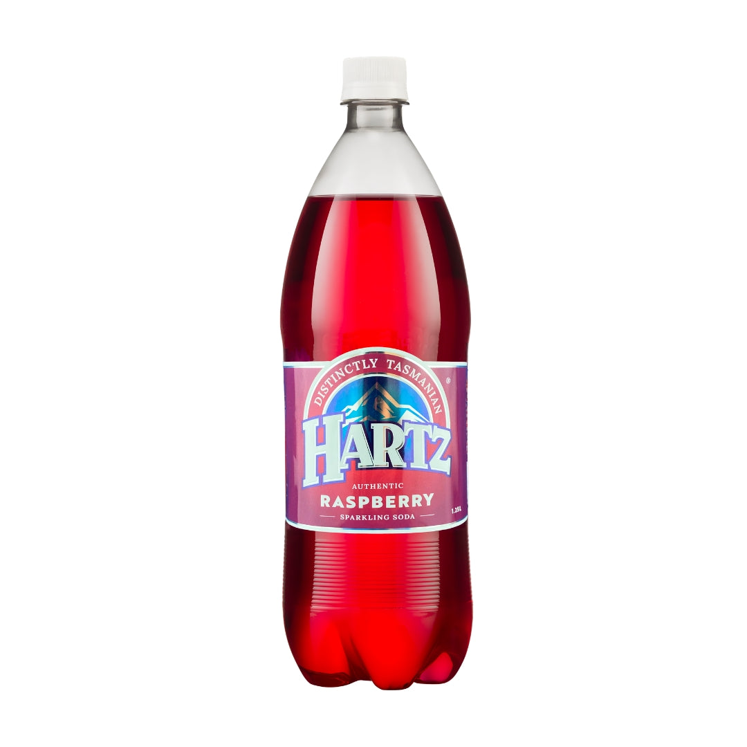 Hartz Carbonated Soft Drink Raspberry - 12 x 1.25L