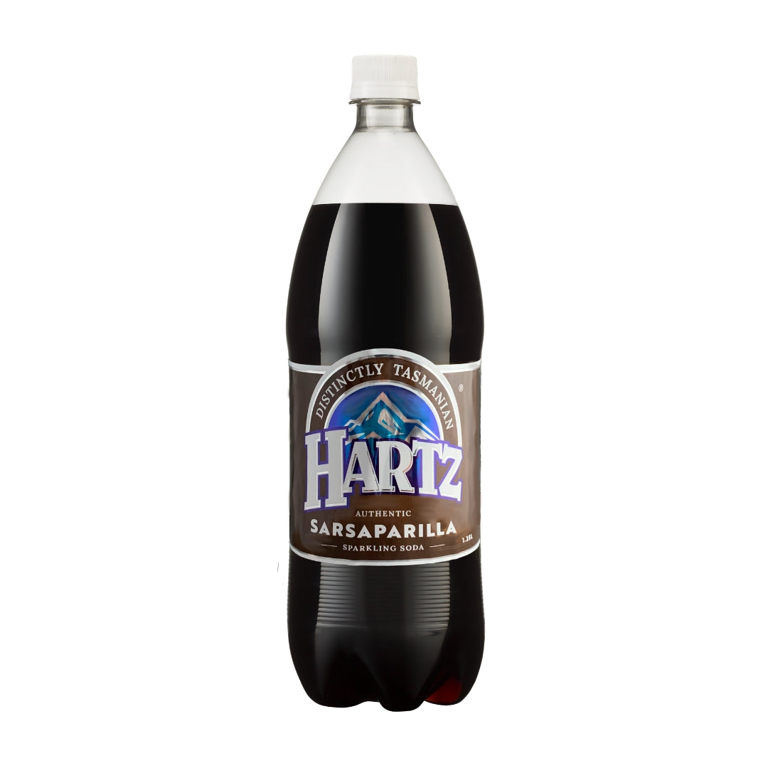 Hartz Carbonated Soft Drink Sarsaparilla - 12 x 1.25L