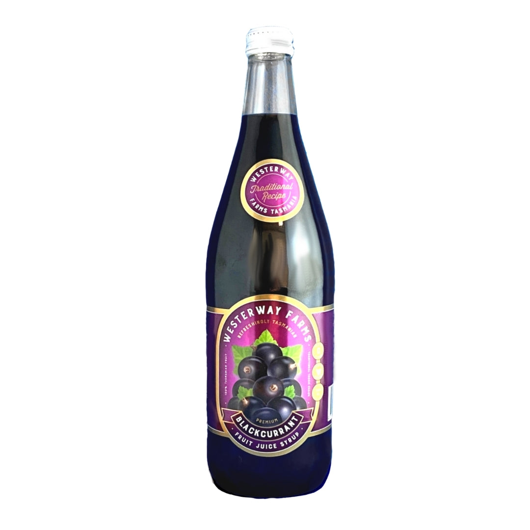 Westerway Farms Blackcurrant Syrup - 8 x 750mL – Tasmanian Drinks Company