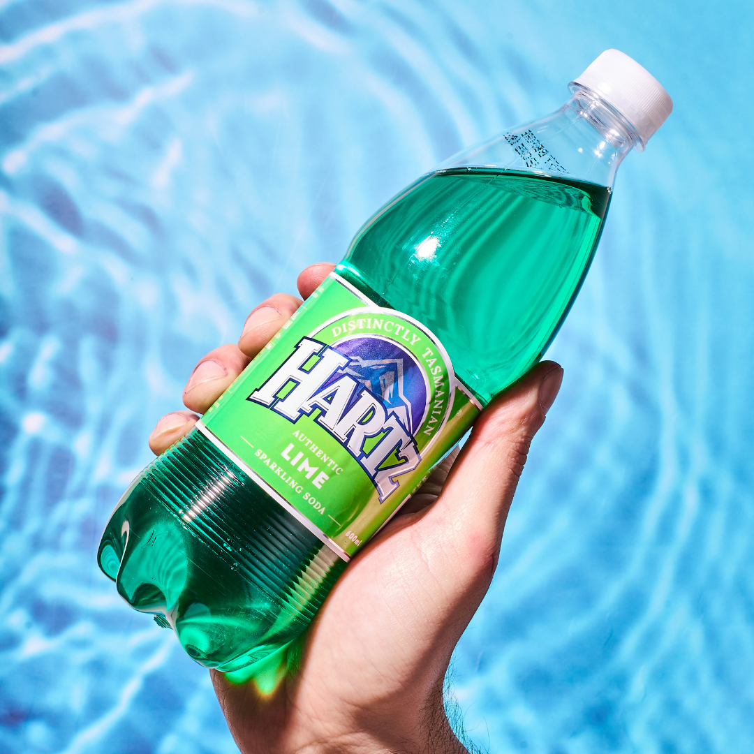Hartz Carbonated Soft Drink Lime - 12 x 600ml