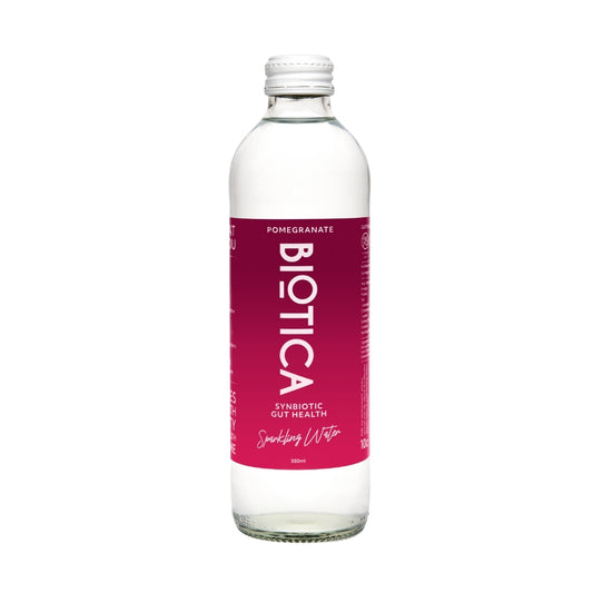 Biotica Infused Synbiotic Sparkling Water Pomegranate - 12 x 350ml