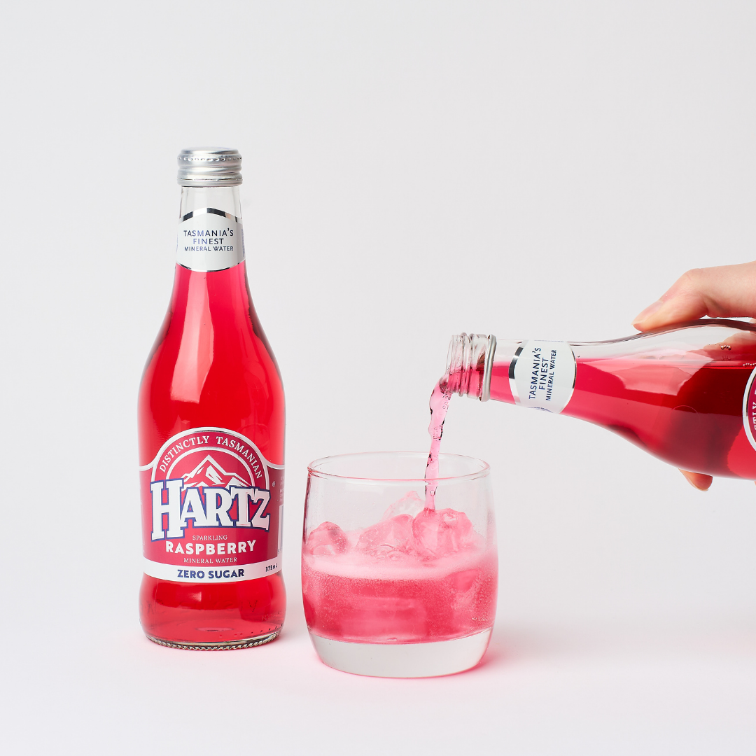 Hartz Zero Sugar Raspberry - 12 x 375ml