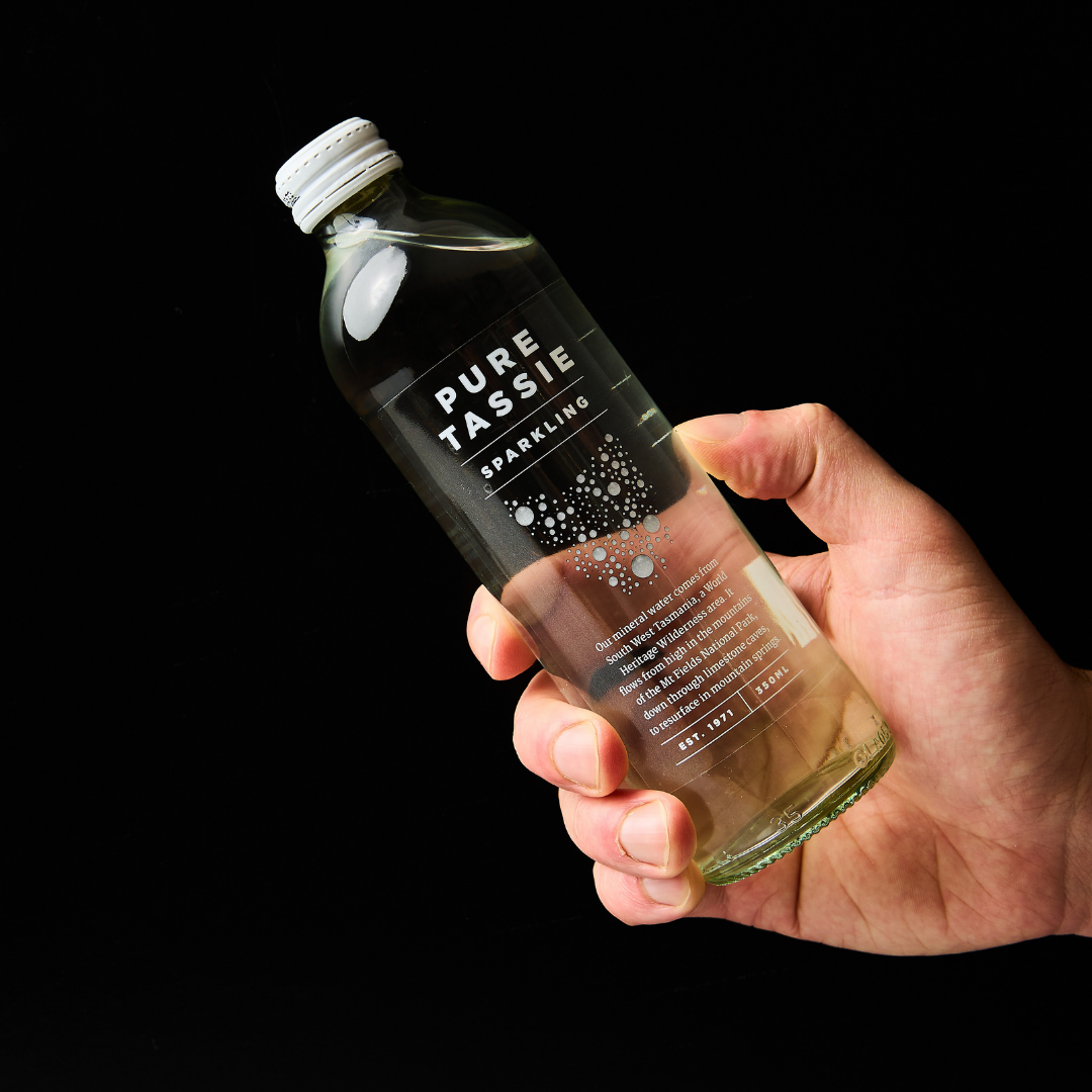 Pure Tassie Sparkling Mineral Water - 12 x 350ml