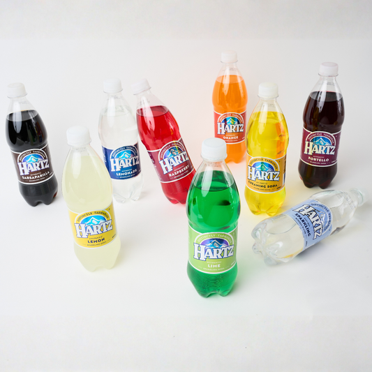 Hartz 600ml Soft Drinks - Mixed Case