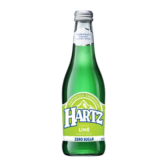 Hartz Zero Sugar Lime - 12 x 375ml