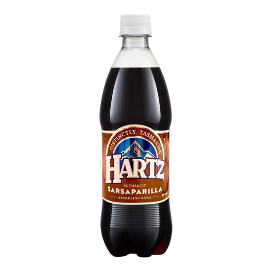 Hartz Carbonated Soft Drink Sarsaparilla - 12 x 600ml