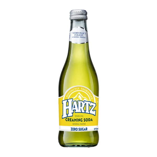 Hartz Zero Sugar Creaming Soda - 12 x 375ml – Tasmanian Drinks Company