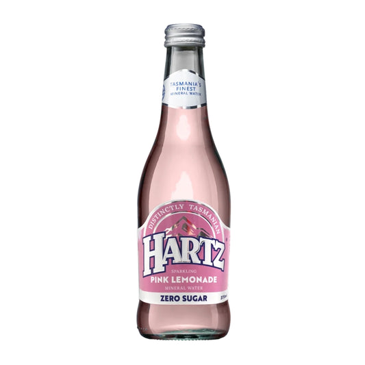 Hartz Zero Sugar Pink Lemonade - 12 x 375ml