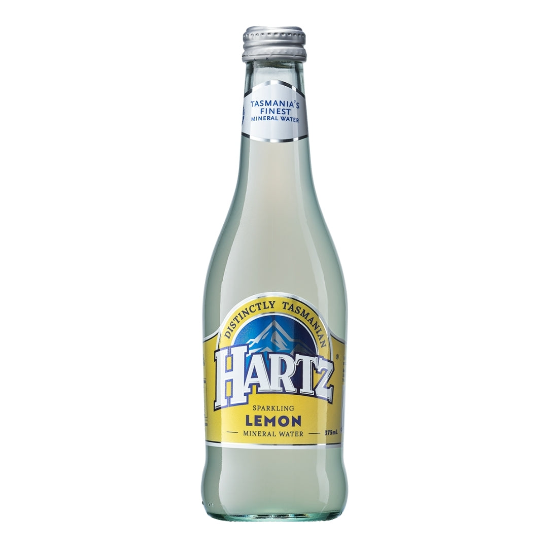 Hartz Sparkling Mineral Water Lemon - 12 x 375ml