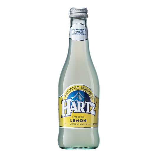 Hartz Sparkling Mineral Water Lemon - 12 x 375ml