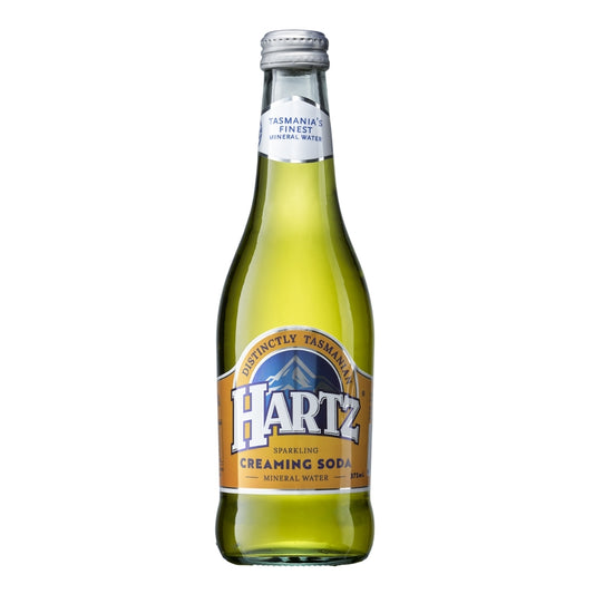Hartz Sparkling Mineral Water Creaming Soda - 12 x 375ml
