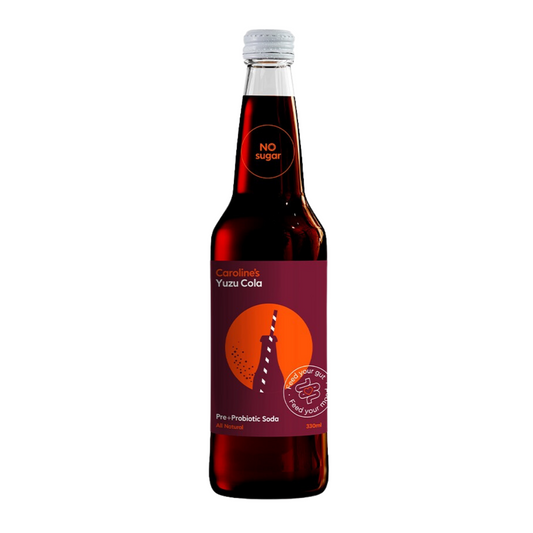 Caroline’s Pre+Probiotic Soda Yuzu Cola - 12 x 330ml