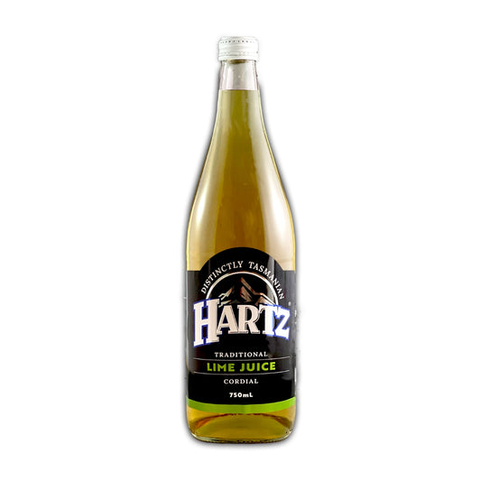 Hartz Lime Flavoured Cordial - 8 x 750ml