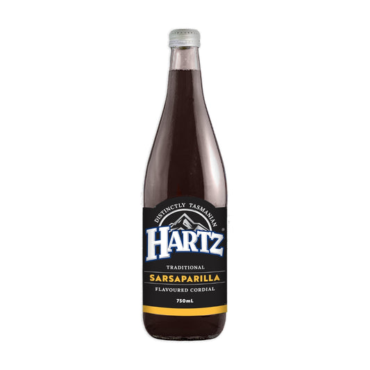Hartz Sarsaparilla Flavoured Cordial - 8 x 750ml