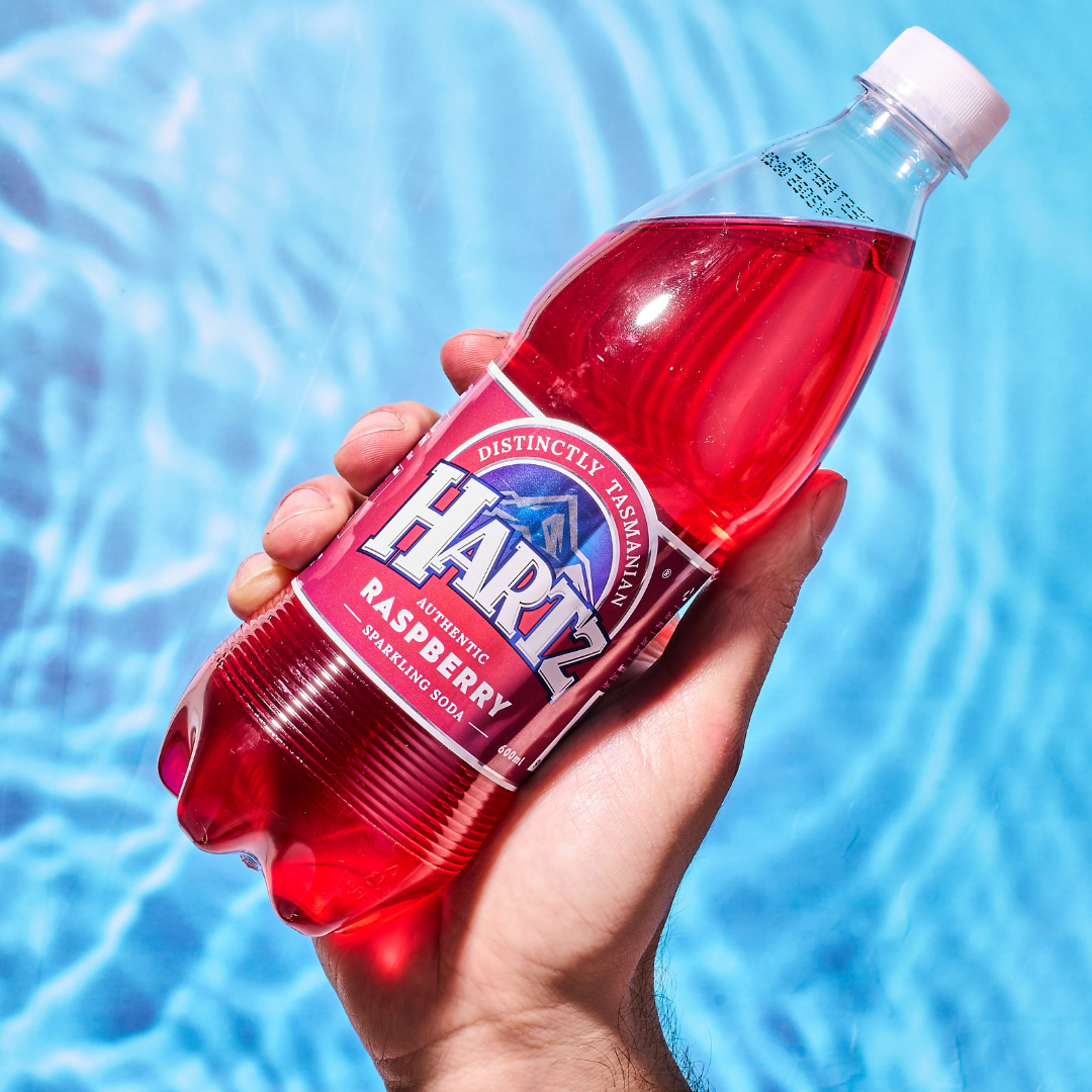 Hartz Carbonated Soft Drink Raspberry - 12 x 600ml