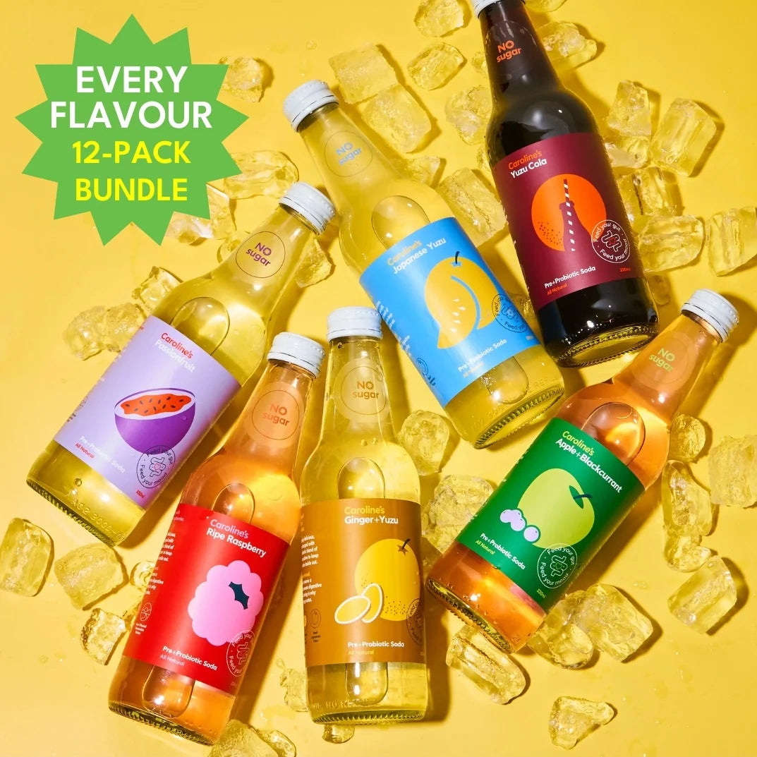 Caroline's Pre + Probiotic Soda - Mixed Case