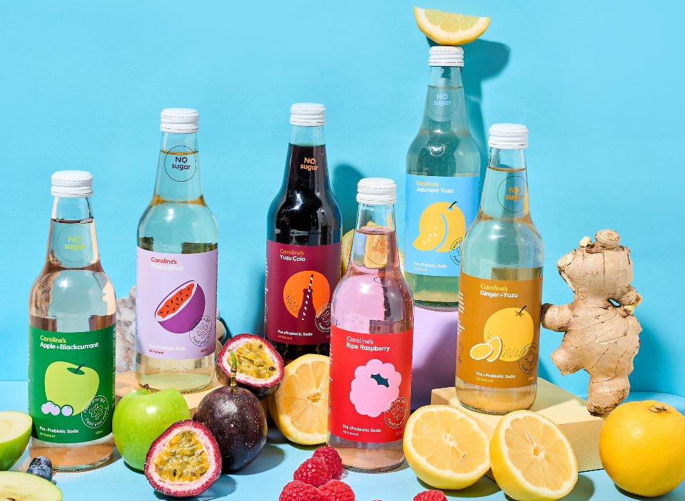 Caroline's Pre + Probiotic Soda - Mixed Case