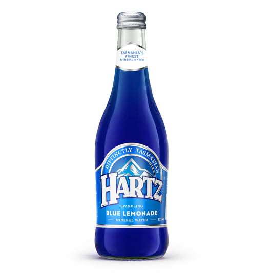 Hartz Sparkling Mineral Water Blue Lemonade - 12 x 375ml