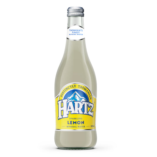 Hartz Sparkling Mineral Water Lemon - 12 x 375ml