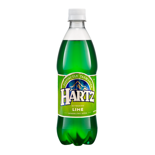Hartz Carbonated Soft Drink Lime - 12 x 600ml