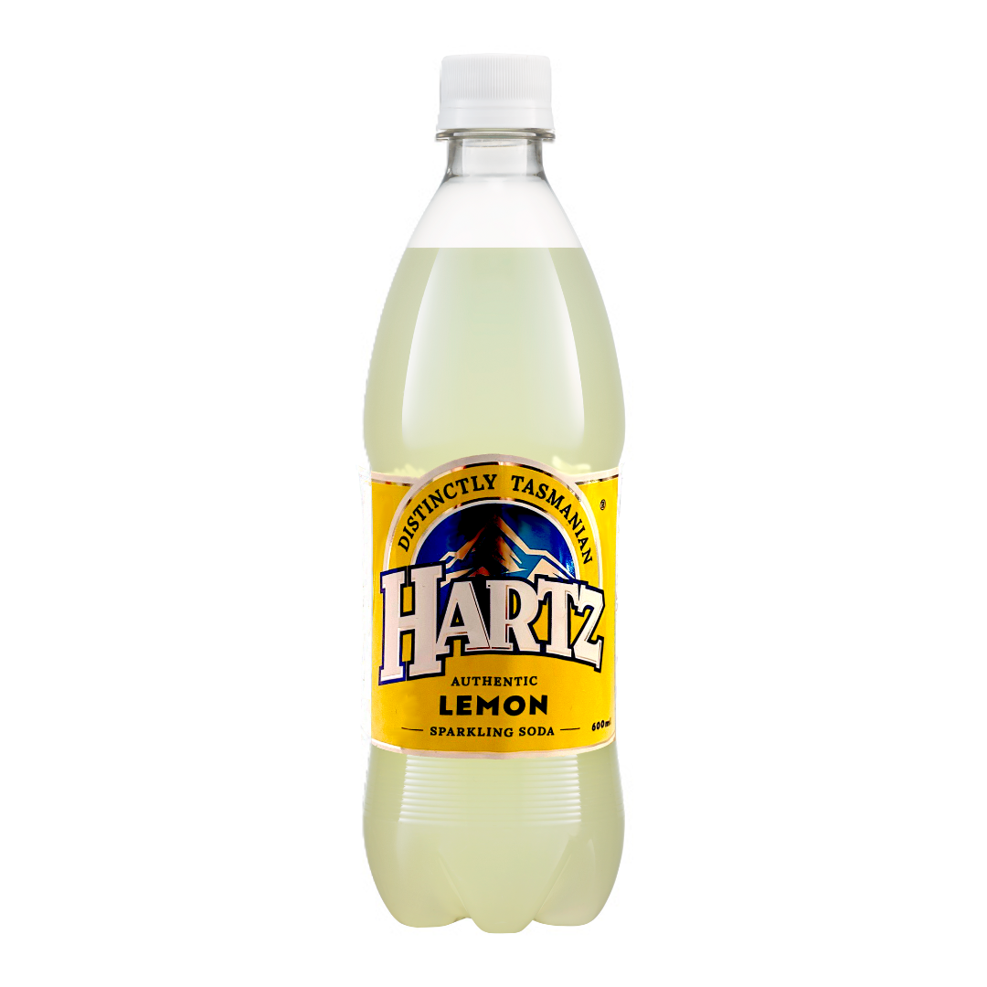 Hartz Carbonated Soft Drink Lemon - 12 x 600ml