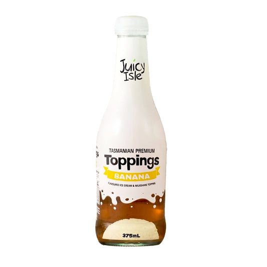 Juicy Isle Dessert Toppings Banana - 12 x 375ml