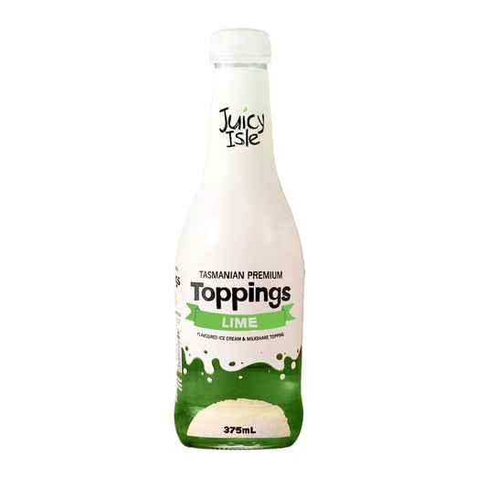 Juicy Isle Dessert Toppings Lime - 12 x 375ml