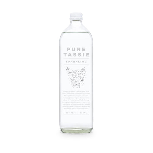 Pure Tassie Sparkling Mineral Water - 8 x 750ml