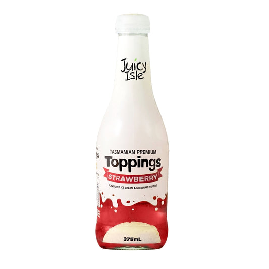 Juicy Isle Dessert Toppings Strawberry - 12 x 375ml