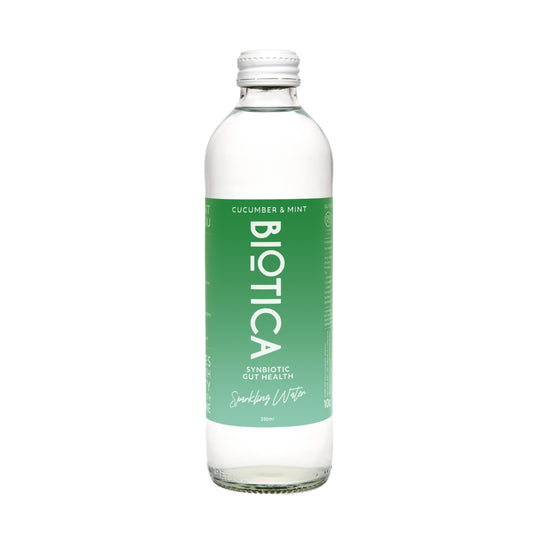 Biotica Infused Synbiotic Sparkling Water Cucumber & Mint - 12 x 350ml